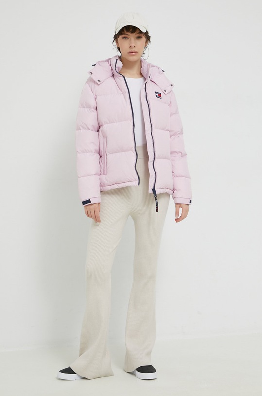 Tommy Jeans kurtka puchowa DW0DW14661.9BYY różowy AW23