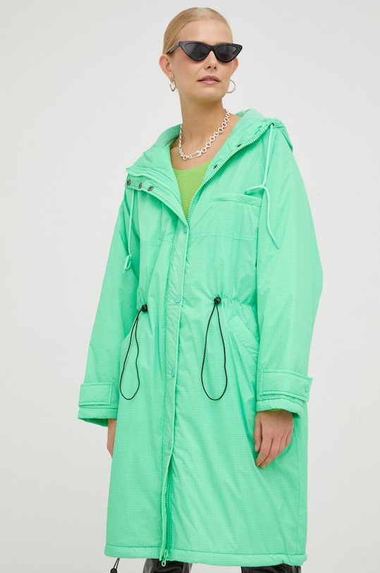 Bunda parka American Vintage parka zelená LIJY17AH22