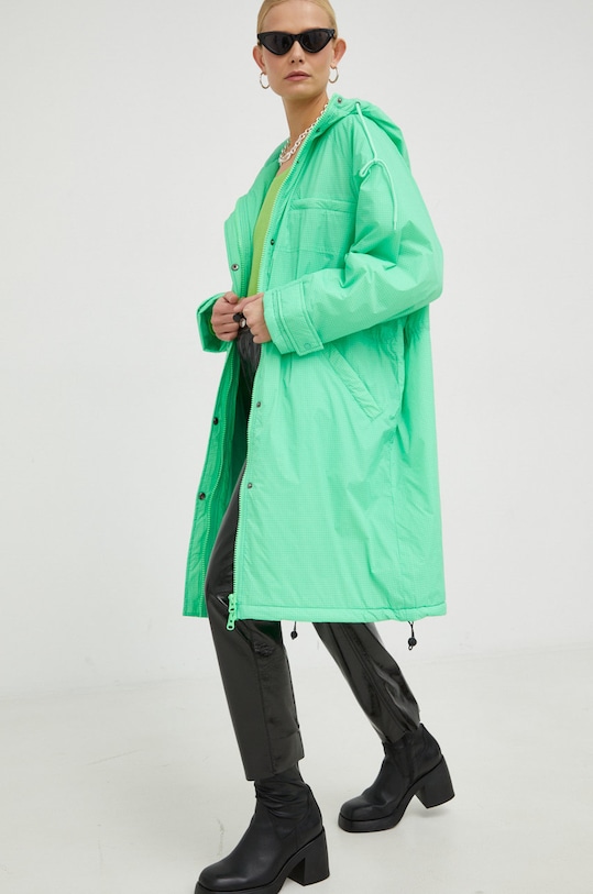 Bunda parka American Vintage LIJY17AH22 zelená AW22