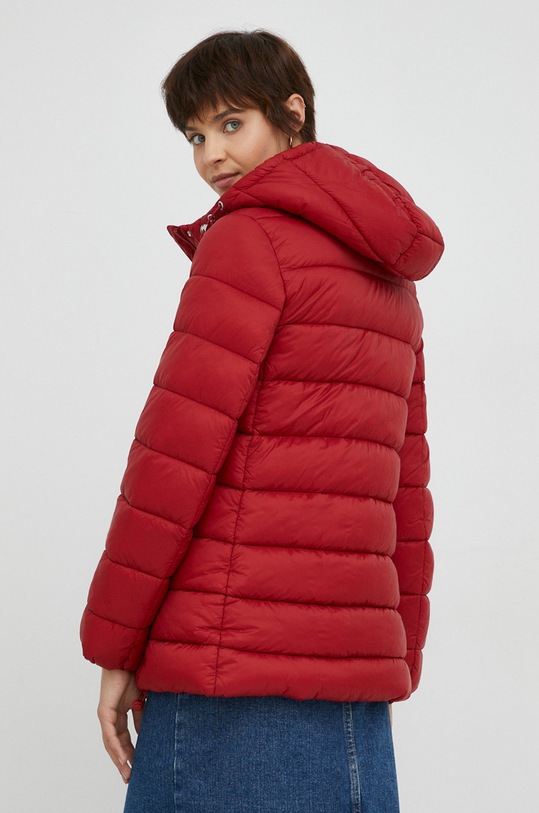 Odzież United Colors of Benetton kurtka 2NIWDN013.38P bordowy