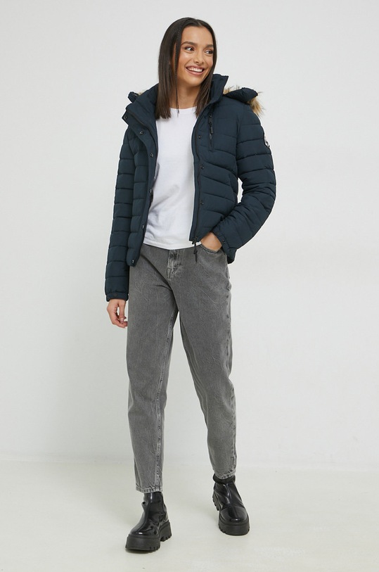Superdry kurtka W5011503A.98T granatowy AW22