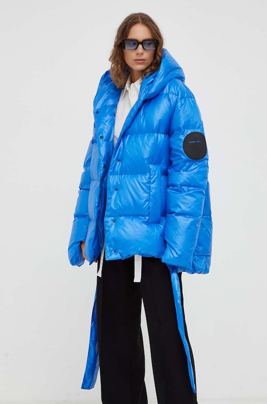 Ρούχα Μπουφάν με επένδυση από πούπουλα MMC STUDIO Jesso JESSO.BASIC μπλε