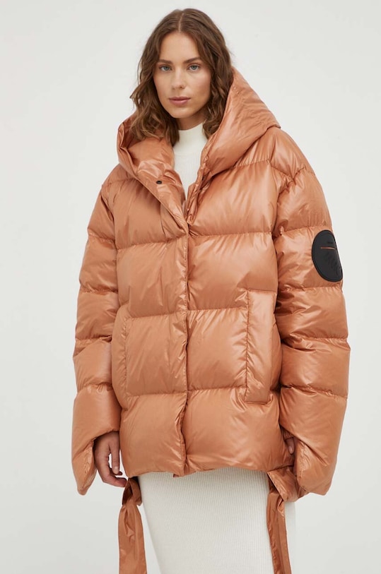 Ρούχα Μπουφάν με επένδυση από πούπουλα MMC STUDIO Jesso JESSO.BASIC καφέ