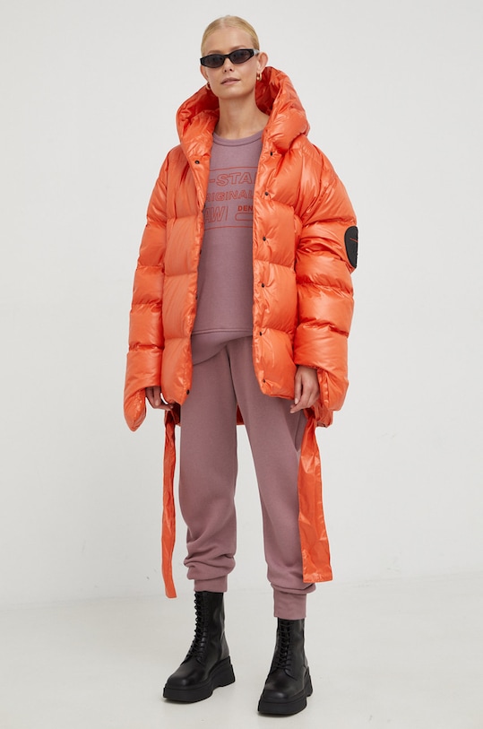 MMC STUDIO kurtka puchowa Jesso JESSO.BASIC pomarańczowy AW23