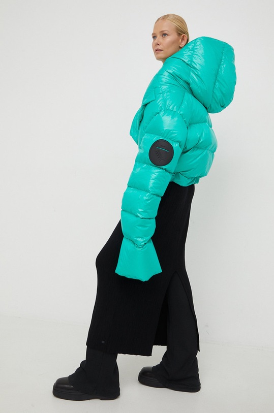 MMC STUDIO geaca de puf Maffo cu captuseala verde MAFFO.BASIC