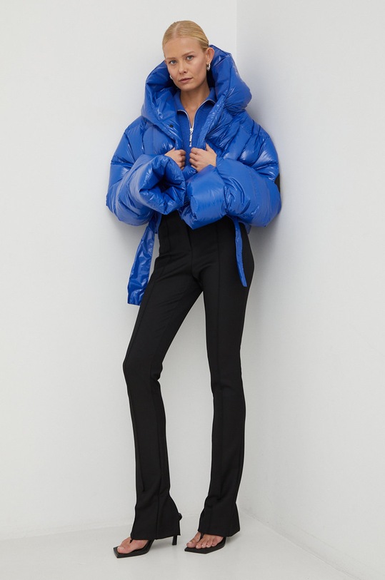 Μπουφάν με επένδυση από πούπουλα MMC STUDIO Maffo Gloss MAFFO.GLOSS μπλε AW22