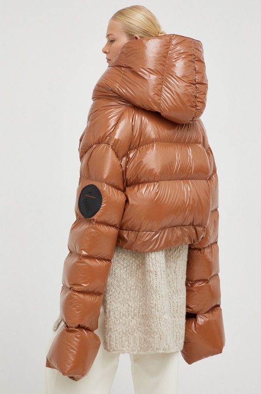 Ρούχα Μπουφάν με επένδυση από πούπουλα MMC STUDIO Maffo Gloss MAFFO.GLOSS καφέ