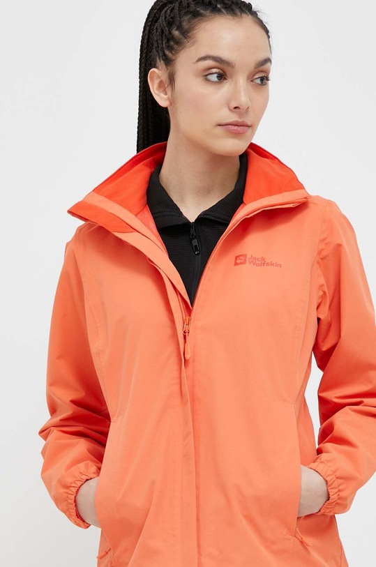 Jack Wolfskin kurtka outdoorowa Stormy Point 2L pomarańczowy 1111202