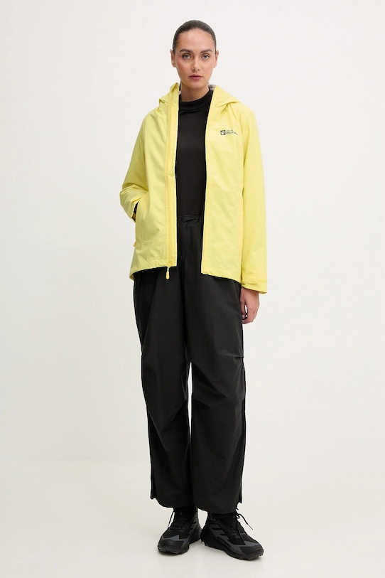 Turistická bunda Jack Wolfskin Moonrise 3in1 1115621 žltá AW25