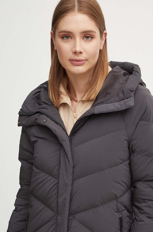 Μπουφάν με επένδυση από πούπουλα Jack Wolfskin γκρί 1206971