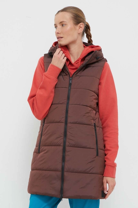 Jack Wolfskin vesta cu captuseala maro 1206991