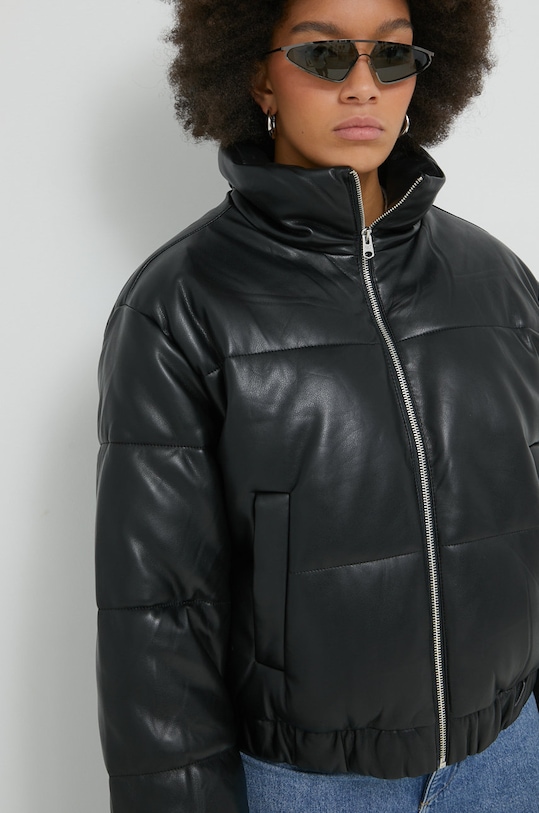 Μπουφάν Abercrombie & Fitch μαύρο KI144.2083.900