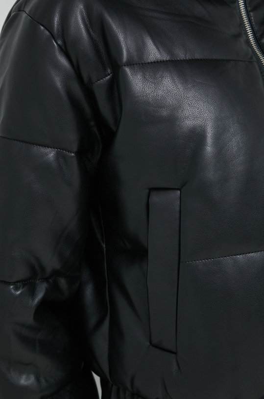 Μπουφάν Abercrombie & Fitch KI144.2083.900 μαύρο