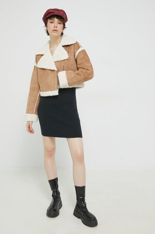 Jakna Abercrombie & Fitch KI144.2090.401 rjava AW22