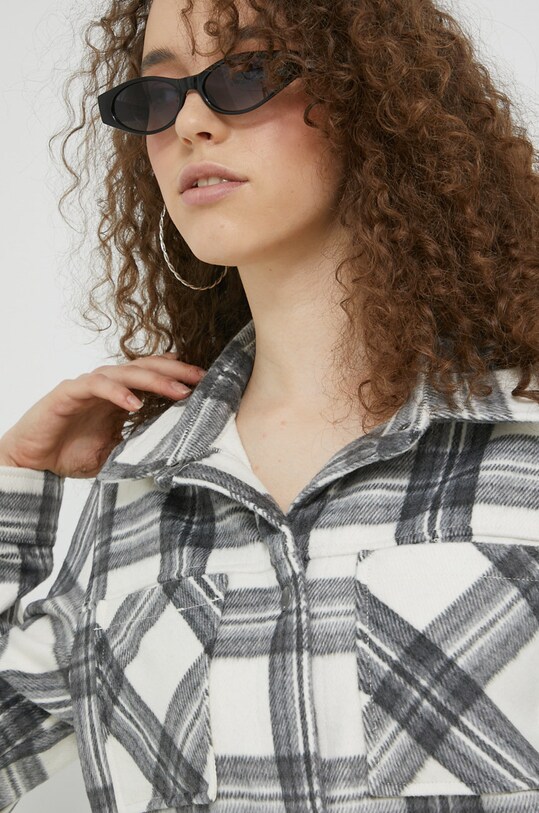 Hollister Co. koszula z domieszką wełny KI344.2237.108 beżowy