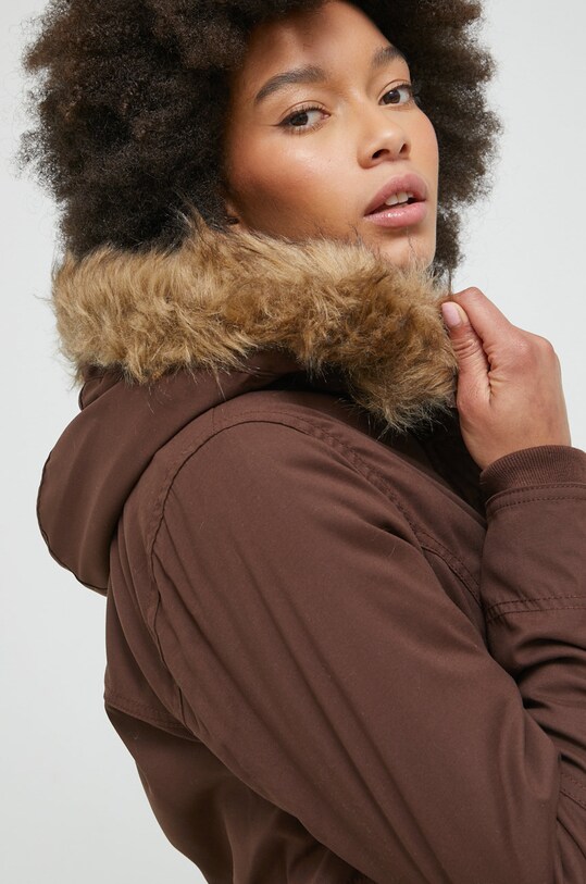 Parka Hollister Co. hnědá KI344.2300.450