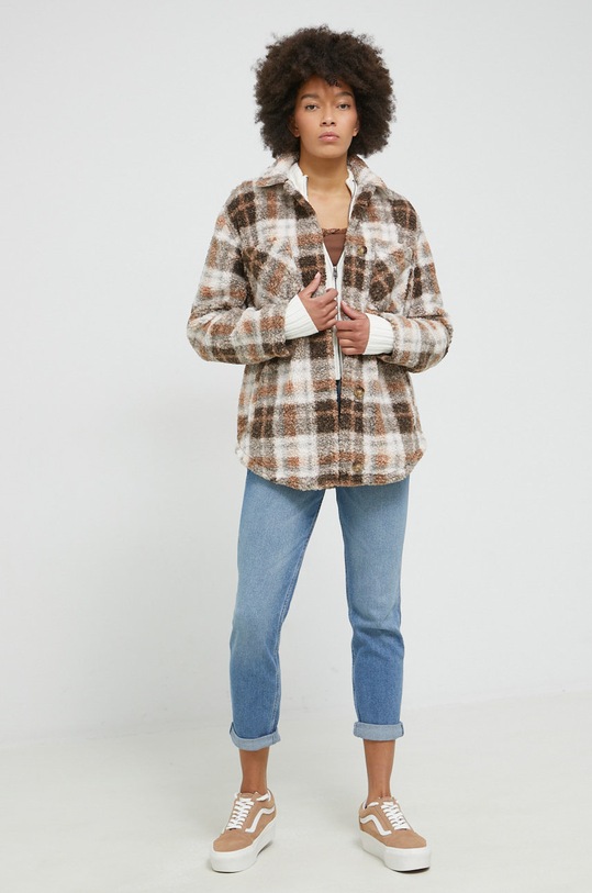 Hollister Co. geaca cu captuseala maro KI344.2334.418
