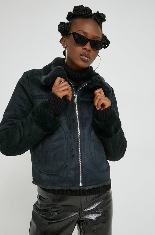 Μπουφάν Hollister Co. χωρίς μόνωση μαύρο KI344.2427.900