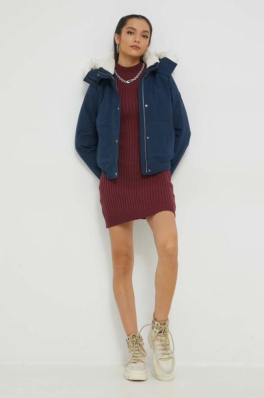 Hollister Co. kurtka KI344.2526.200 granatowy AW22