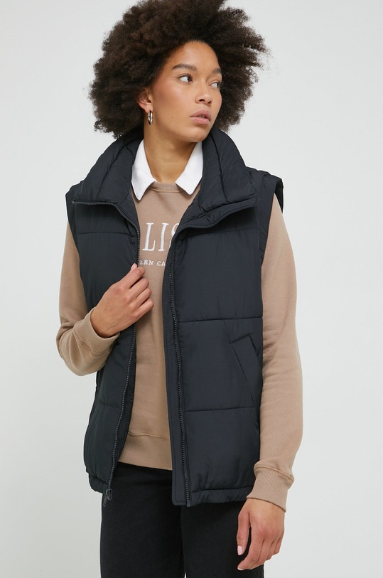 Hollister Co. bezrękawnik bez kaptura czarny KI344.2610.900