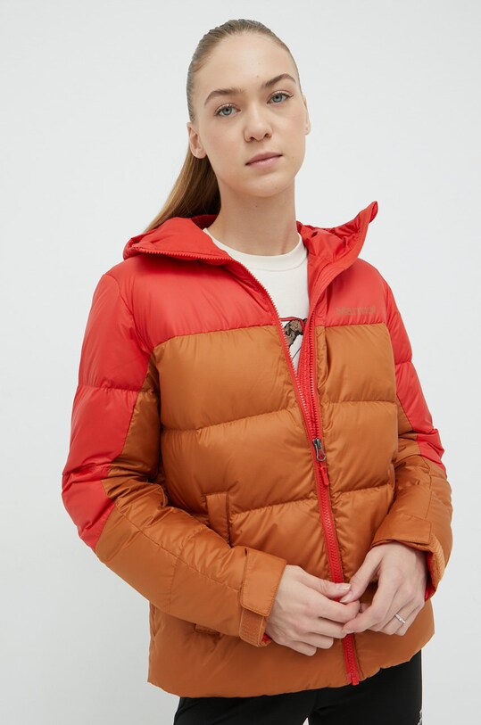 Marmot kurtka sportowa puchowa Guides Down 79300 brązowy AW22