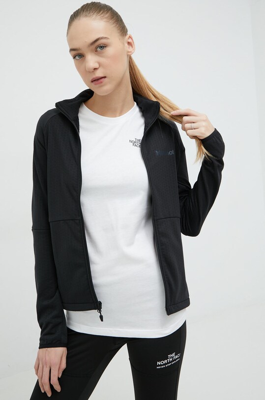 Спортивна кофта Marmot Leconte Fleece без капюшона чорний 12810.