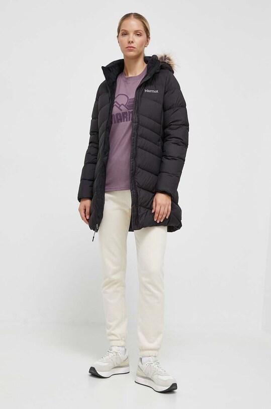 Пухова куртка Marmot 78570 чорний AW23