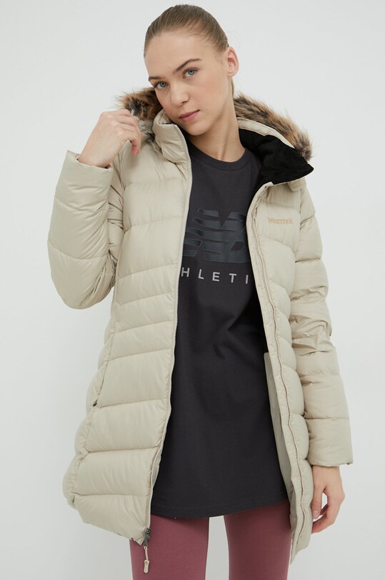 Пухова куртка Marmot з утепленням бежевий 78570