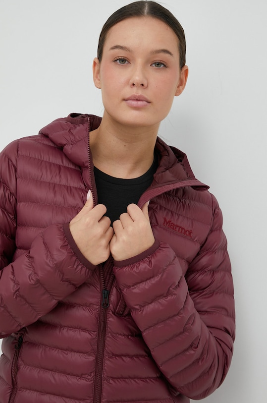 Bunda Marmot jemné zateplenie burgundské M13215