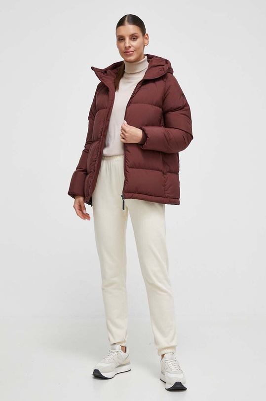 Páperová bunda Peak Performance G77952 hnedá AW24