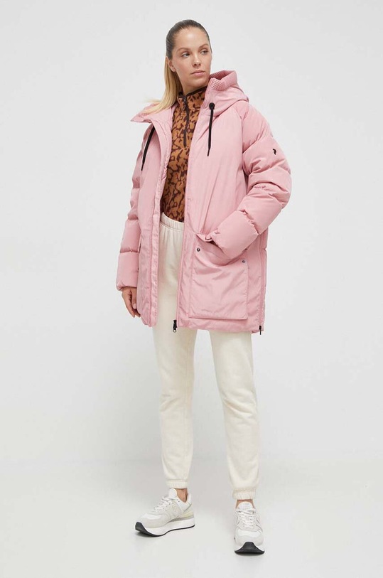 Peak Performance kurtka puchowa G77949 różowy AW23