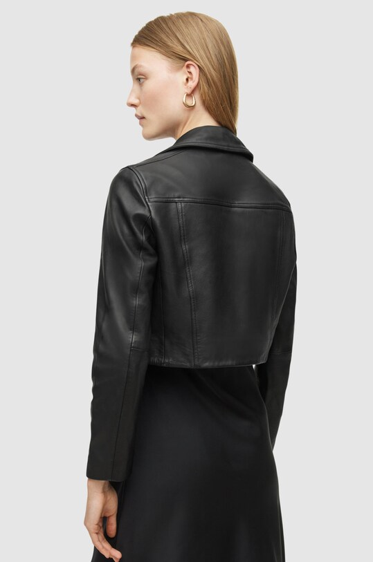 Кожаная куртка AllSaints чёрный WL166X