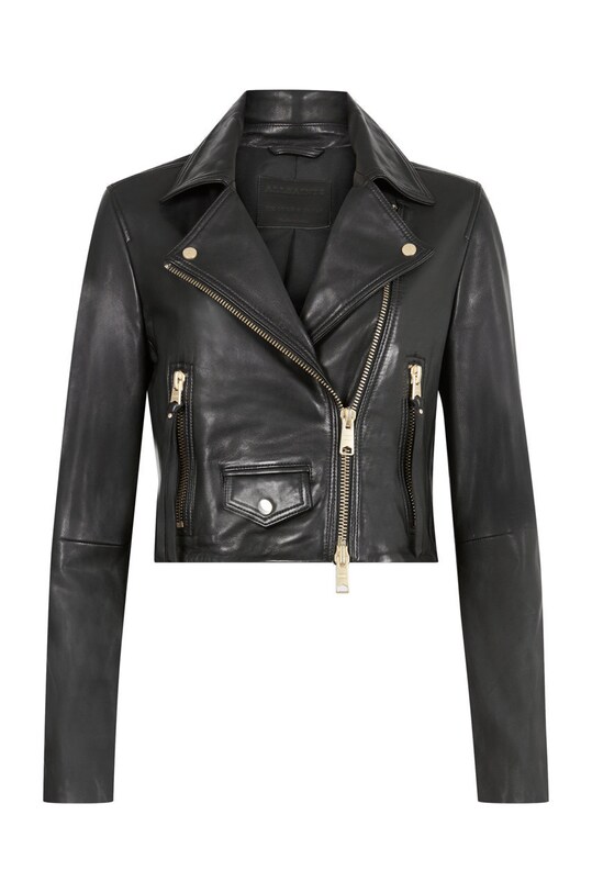 Кожаная куртка AllSaints WL166X чёрный