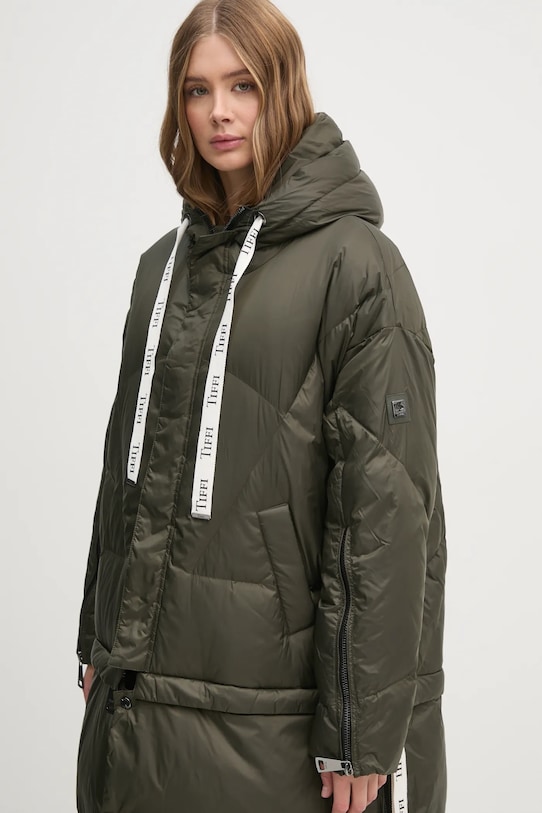 Пухова куртка Tiffi 208050.WAIL зелений