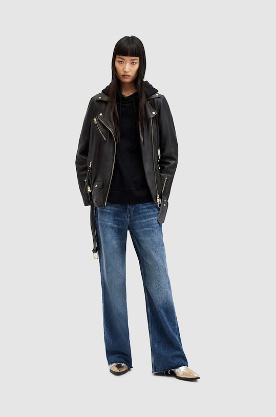 Kožna ramones jakna AllSaints WL029X