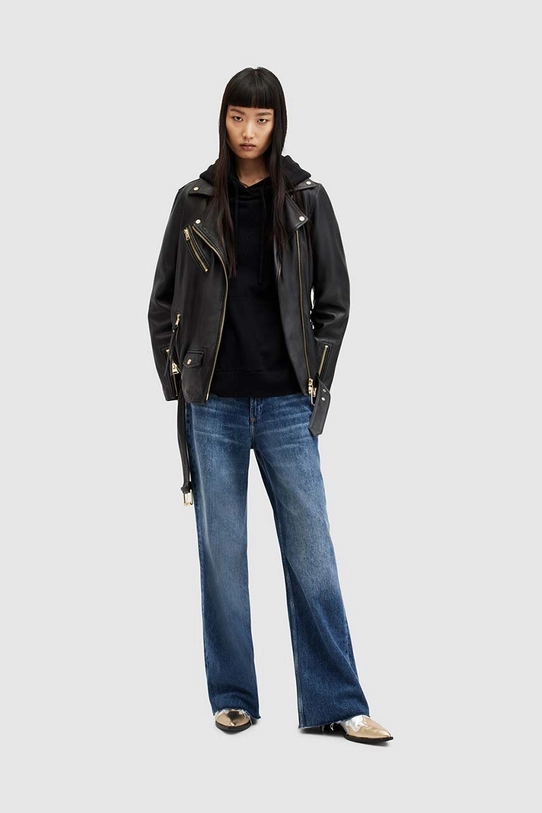 AllSaints geaca ramones de piele WL029X