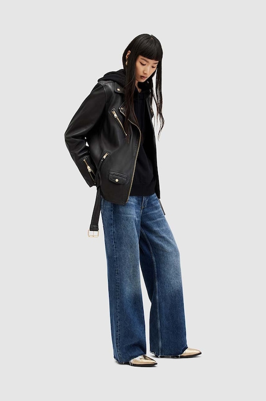 Kožna ramones jakna AllSaints WL029X