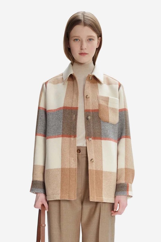 A.P.C. geacă de lână Blouson Darlene WOANS.F02773