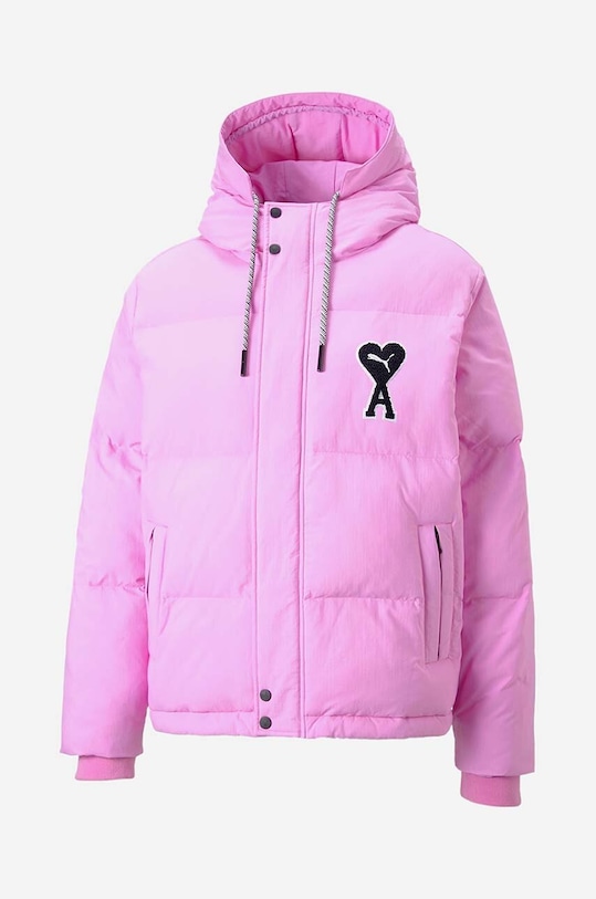 Puma kurtka x AMI Puffer Jacket różowy 535991.88