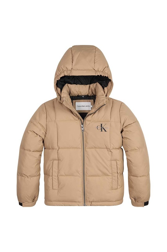 Calvin Klein Jeans kurtka dziecięca IG0IG01549.9BYY pozostałe beżowy IG0IG01549.9BYY