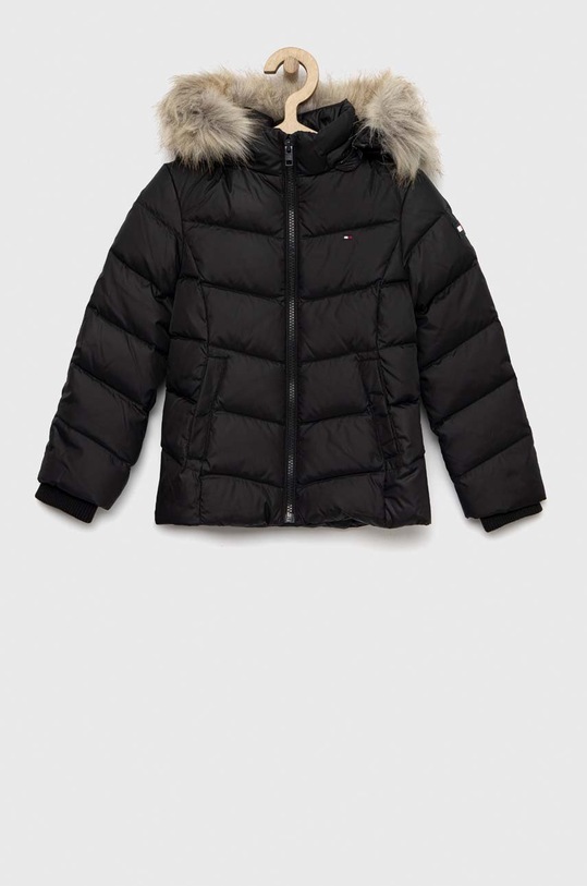 Tommy Hilfiger kurtka puchowa dziecięca pozostałe czarny KG0KG05980.9BYY