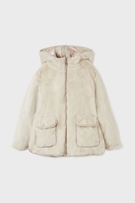 Mayoral geaca reversibila pentru copii 7484.8E.JUNIOR bej AW22