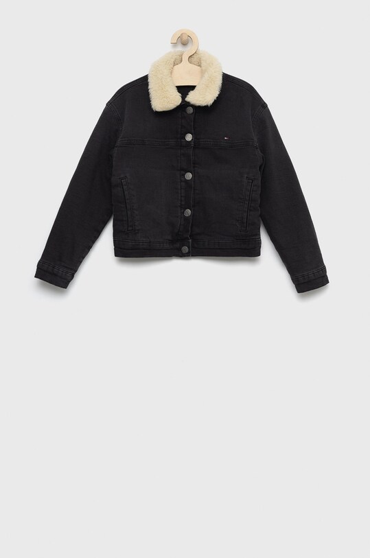 Παιδικό μπουφάν Tommy Hilfiger άλλο μαύρο KG0KG06916.9BYY
