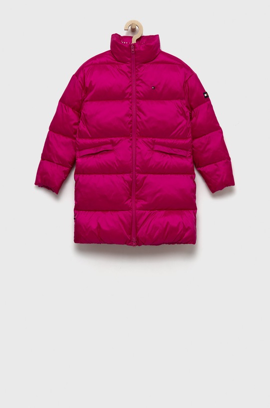 Tommy Hilfiger geaca copii cu captuseala roz KG0KG06921.9BYY