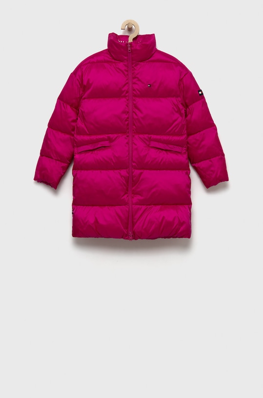 Tommy Hilfiger geaca copii cu captuseala roz KG0KG06921.9BYY