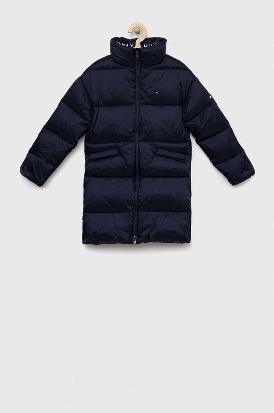 Dětská bunda Tommy Hilfiger s podšívkou námořnická modř KG0KG06921.9BYY