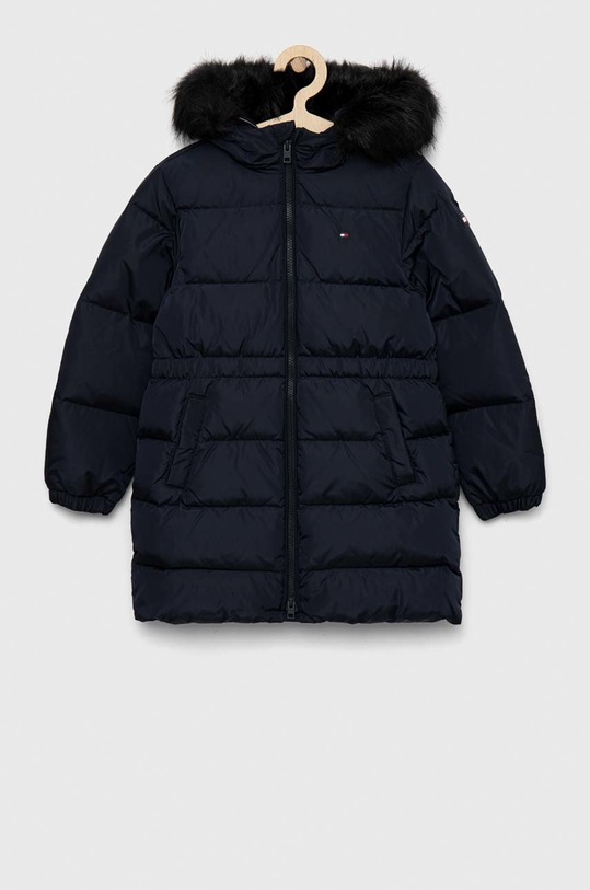 Detská páperová bunda Tommy Hilfiger zateplené tmavomodrá KG0KG06924.9BYY
