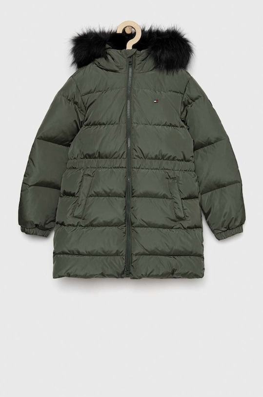 Tommy Hilfiger kurtka puchowa dziecięca pozostałe zielony KG0KG06924.9BYY