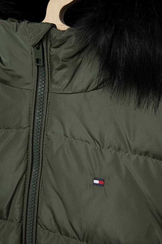 Dziewczynka Tommy Hilfiger kurtka puchowa dziecięca KG0KG06924.9BYY zielony