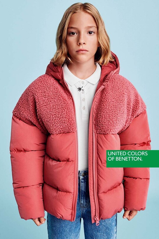 Παιδικό μπουφάν United Colors of Benetton άλλο ροζ 2O7CCN01R.G